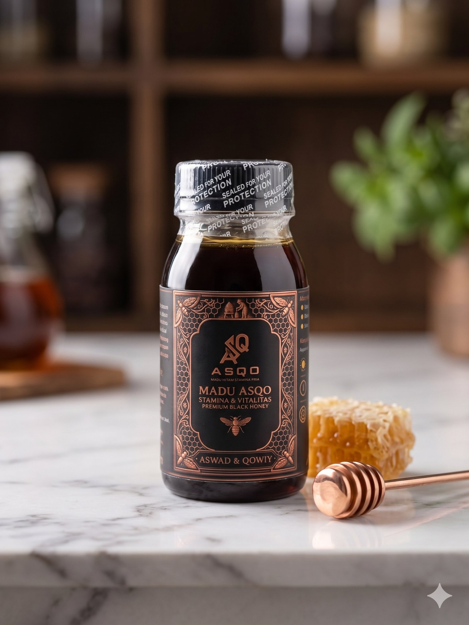 Botol Madu ASQO Premium
